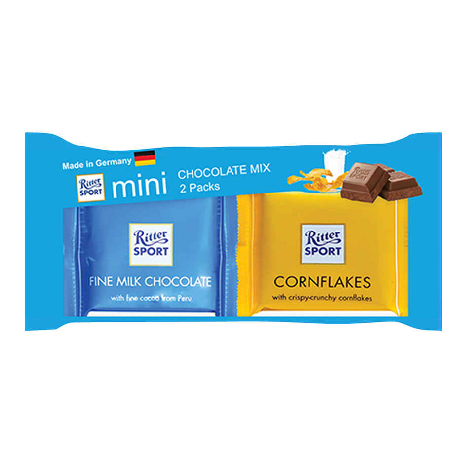 Ritter Sport Cornflakes & Fine Milk Mini Chocolate Pack