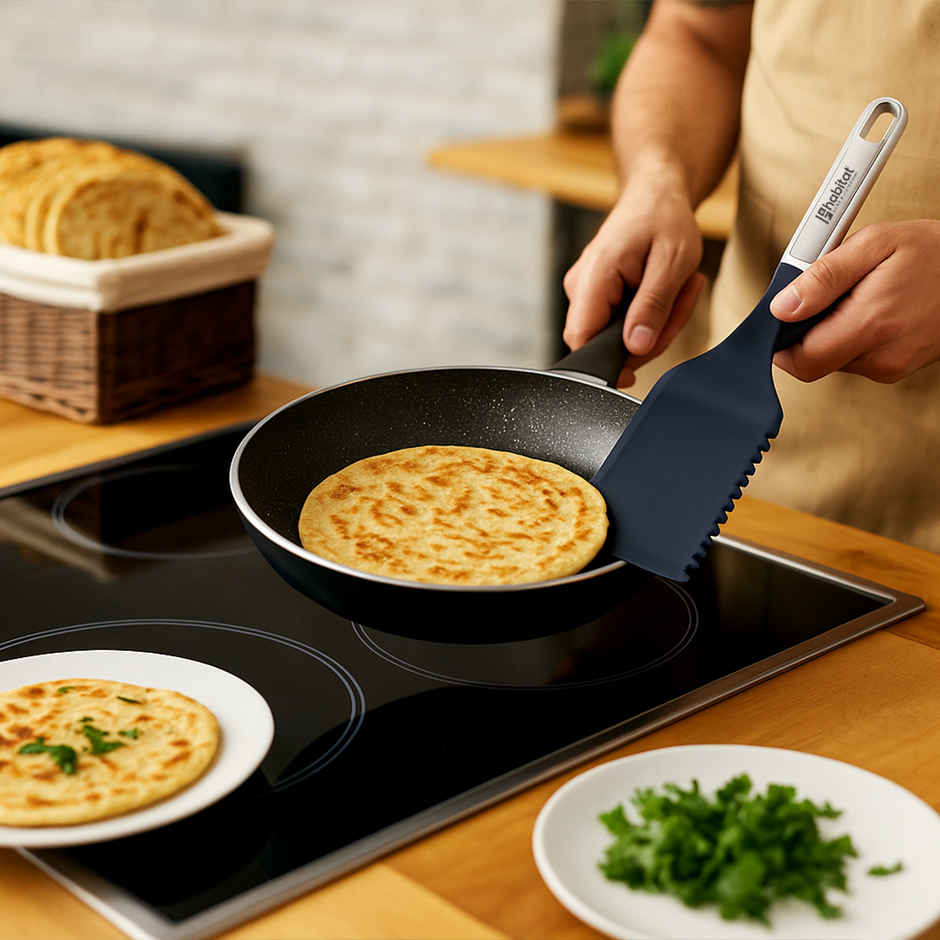 Habitat Premium Nylon Lasagna Turner | Perfect Elegant Functionality | Hanging Loop| Dish Washer Safe