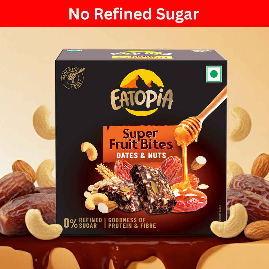 Eatopia Fruit Minis Date Bites Energy Bars (No Refined Sugar & Preservatives)