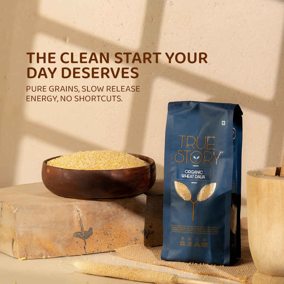 True Story Organic Wheat Daliya
