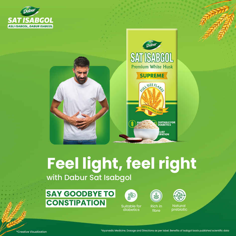 Dabur Sat Isabgol Powder 180g