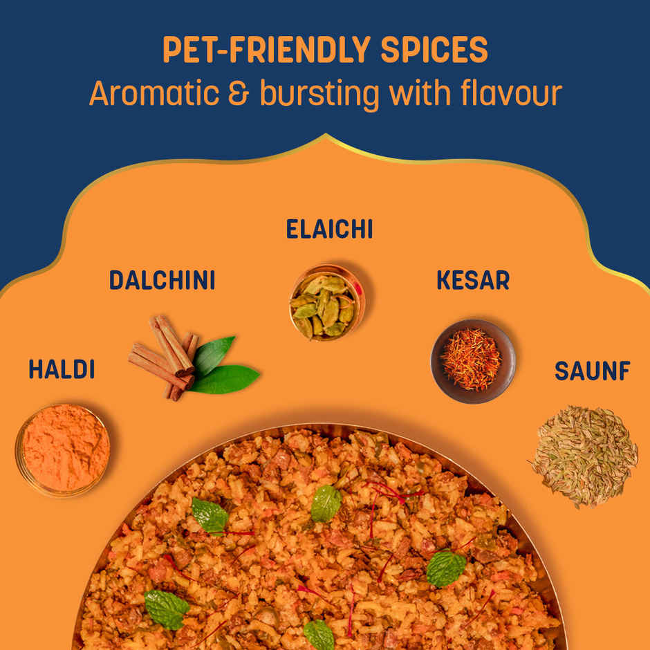 HUFT Sara's Wholesome Food Chicken Biryani Dog Food Pack