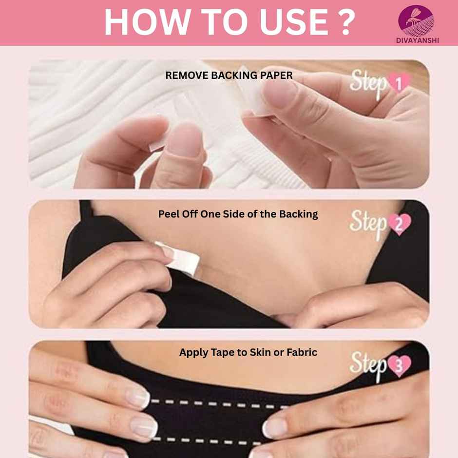 Perpetual Mart Clothing Body Tape for Dresses