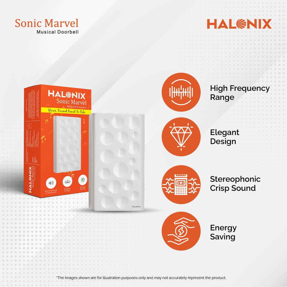 Halonix Sonic Ding Dong Door Bell