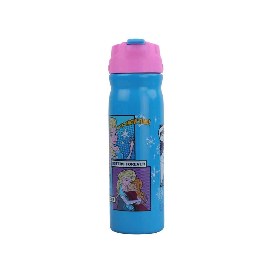 Disney Frozen Sleek Straw Sipper Water Bottle With Handle.-Hmyxsb 85321-Fz - 500ml