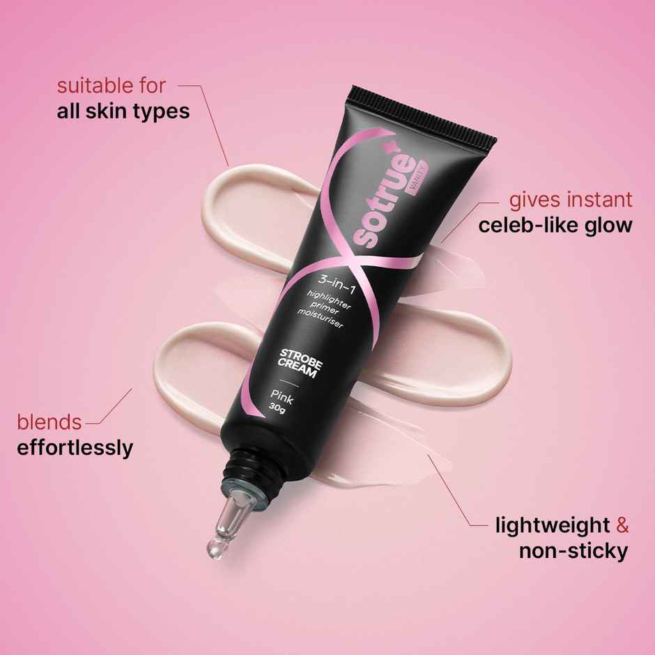 Sotrue Strobe Cream | Pink | With Hyaluronic Acid