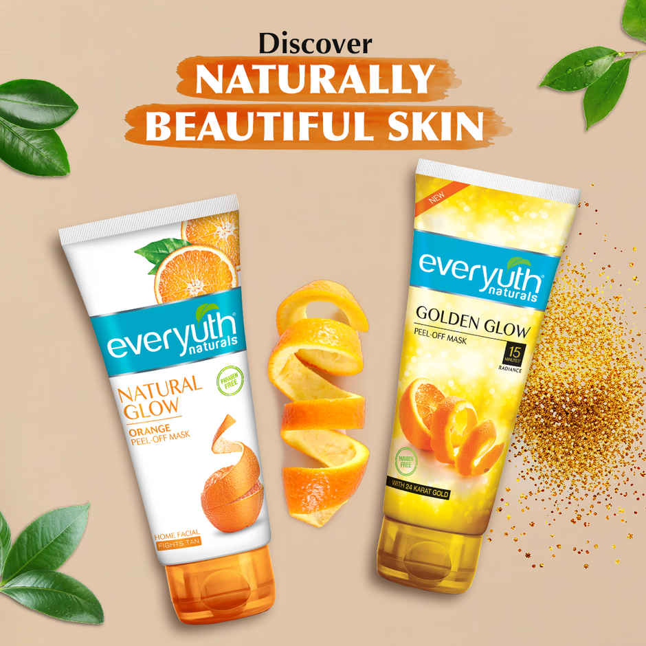 Everyuth Naturals Advanced Golden Glow Peel Off Mask for Instant Glow Skin