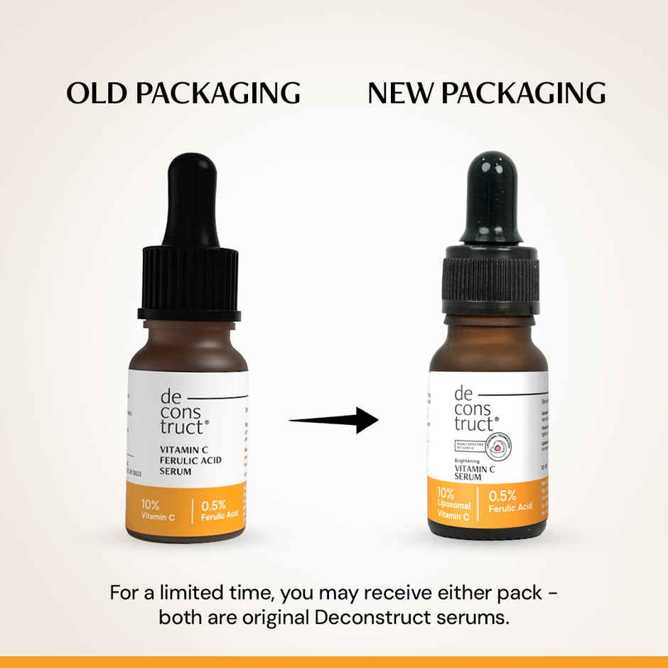 Deconstruct 10% Vitamin C Serum | Targets Dull & Uneven Skin Tone