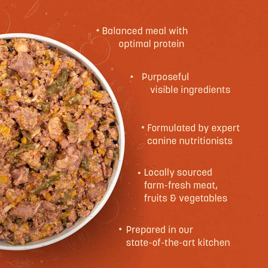 HUFT Sara's Wholesome Grain Free Chicken & Veggies Dog Food