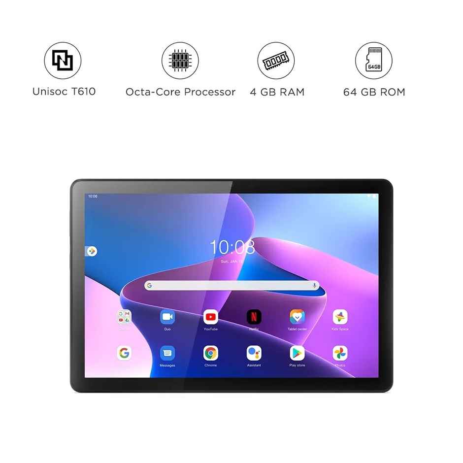 Lenovo Tab M10 | 10.1 inch | 4GB RAM | 64GB ROM | Wi-Fi | Storm Grey