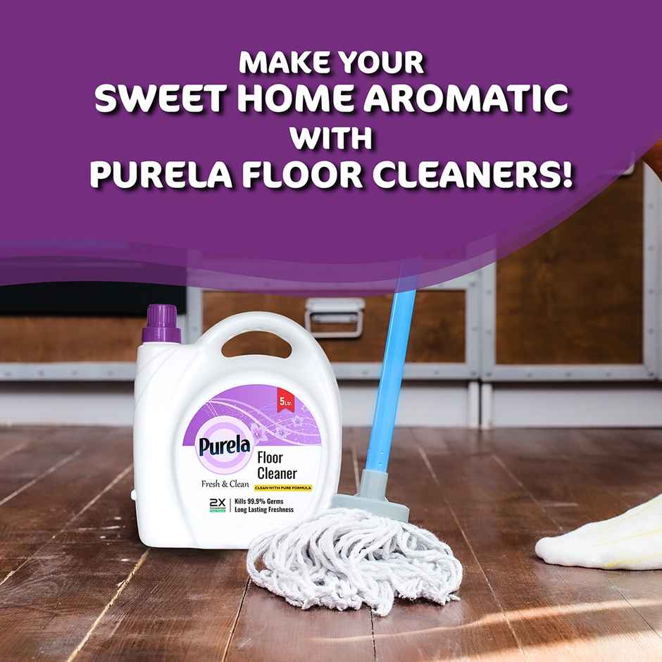 Purela Lavender Floor Cleaner Liquids | Bathroom Surface Cleaning Liquid | Ecofriendly