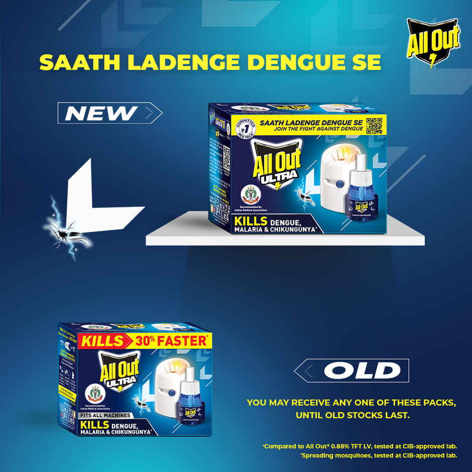 All Out Ultra |  Slider Machine + 1 Refill | Liquid Vaporiser Mosquito Repellent