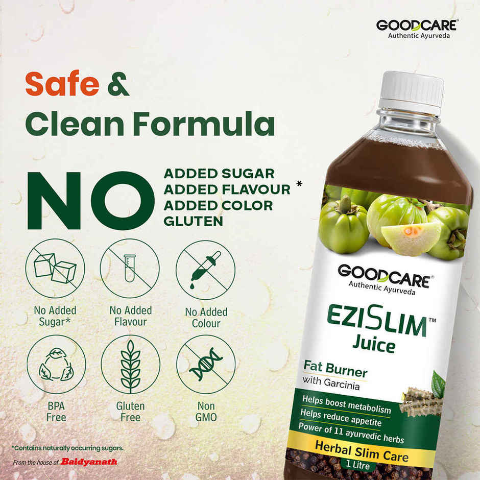 Goodcare Ezi Slim Juice Power Of 11 Ayurvedic Power Helps Boost Metabolism And Promote Weight Loss