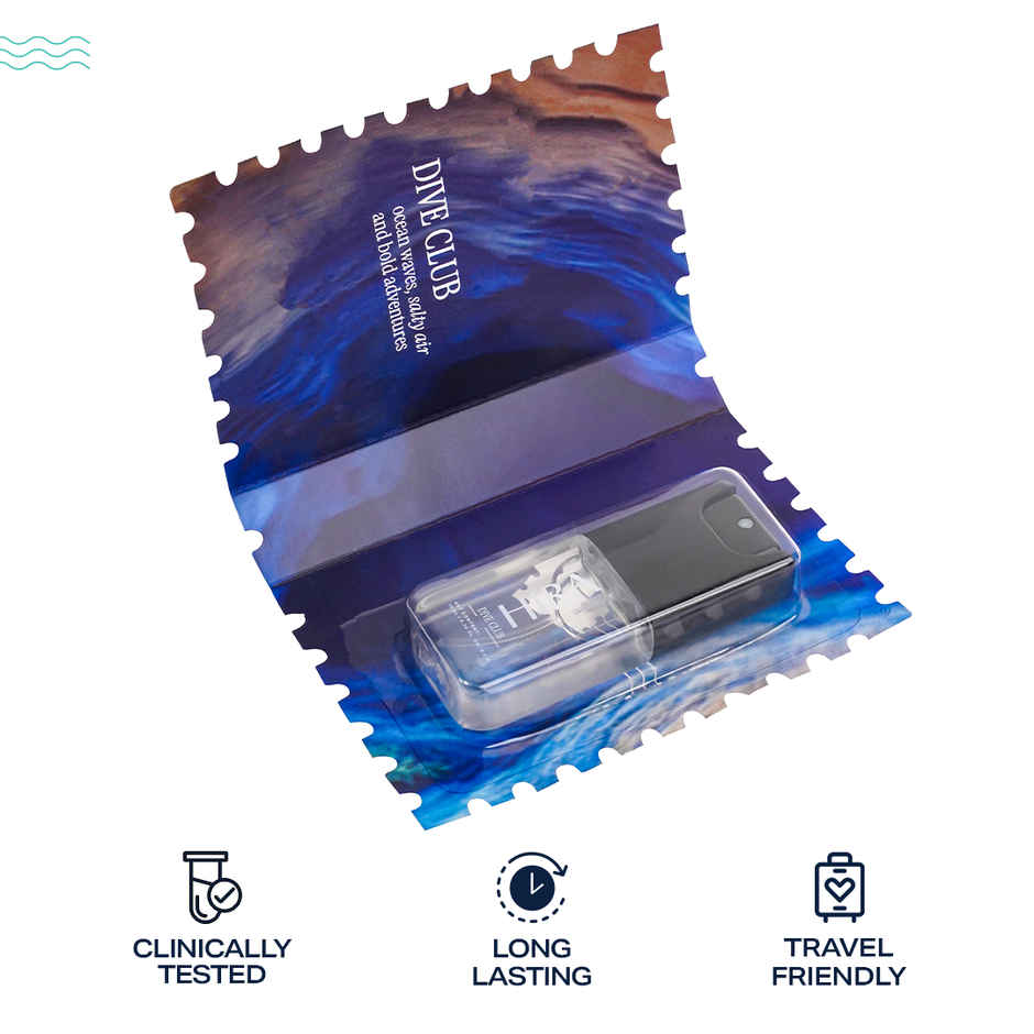 Hira Dive Club Long Lasting Eau De Parfum For Men | Woody, Musky & Spicy Notes