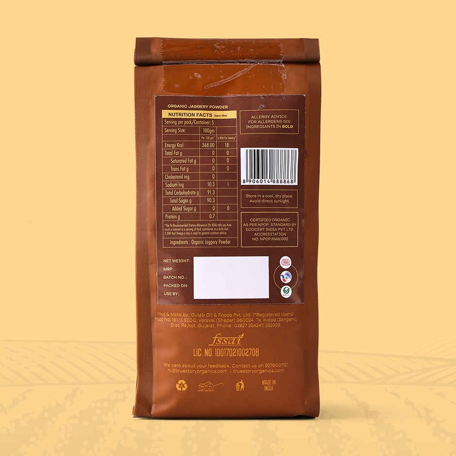 True Story Organic Jaggery Powder/ Gud Powder