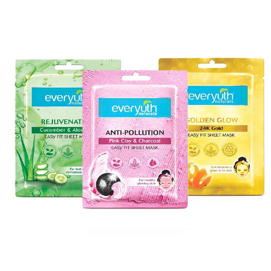 Everyuth Naturals Assorted Sheet Masks
