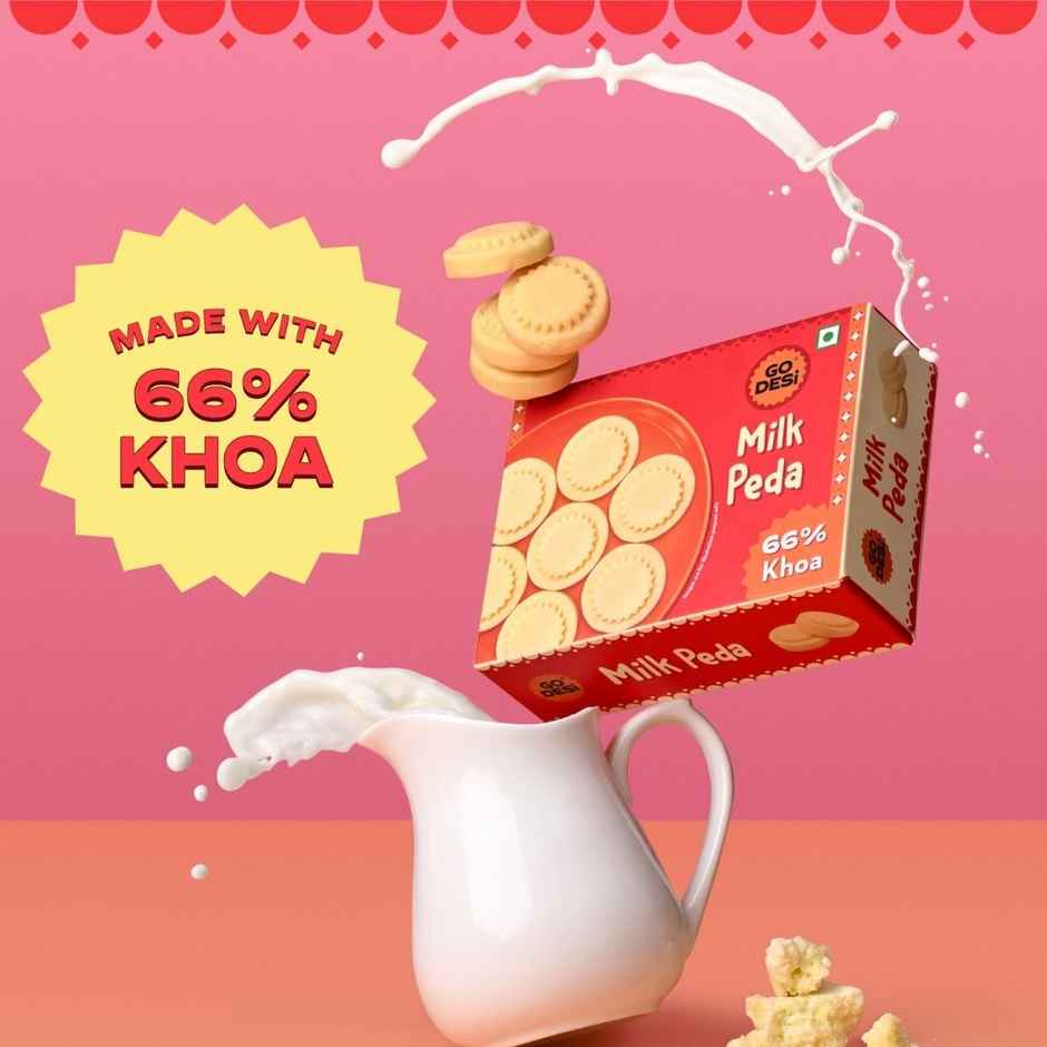 GO DESi Milk Peda | 66% Khoa