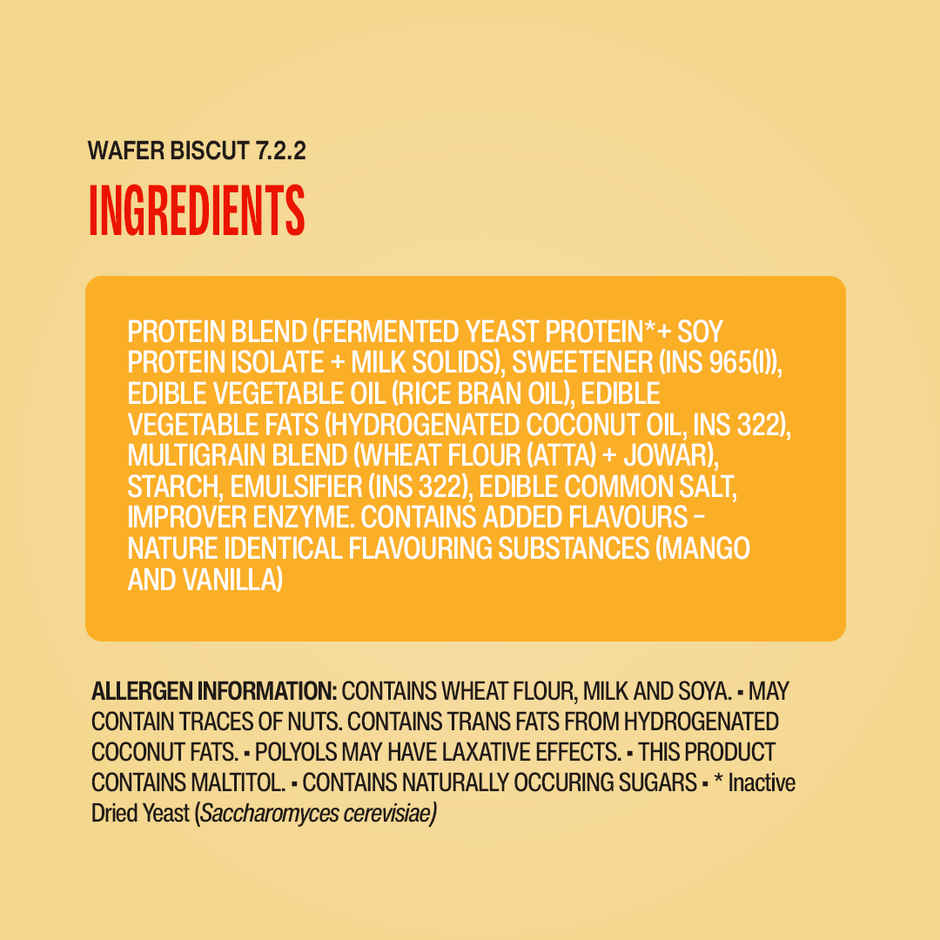 SuperYou Mini Mango Wafer Protein Bar