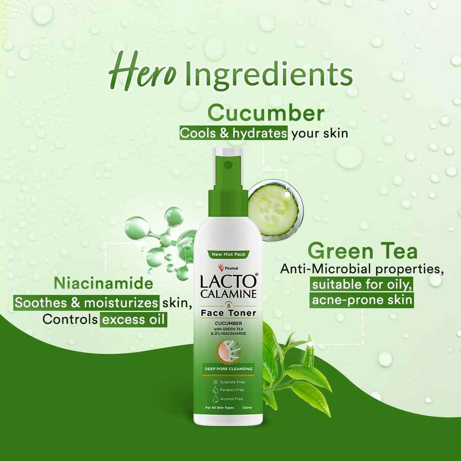 Lacto Calamine Cucumber Toner