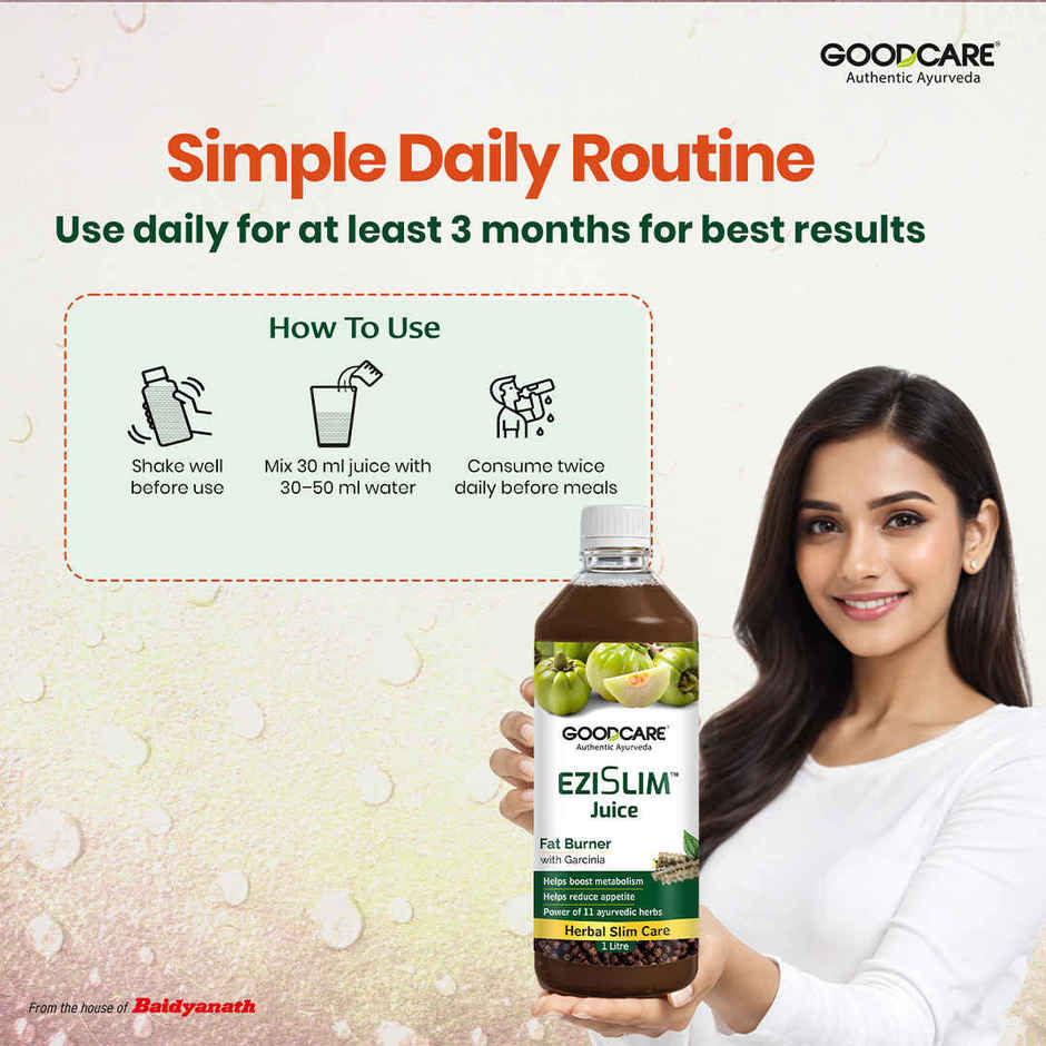 Goodcare Ezi Slim Juice Power Of 11 Ayurvedic Power Helps Boost Metabolism And Promote Weight Loss