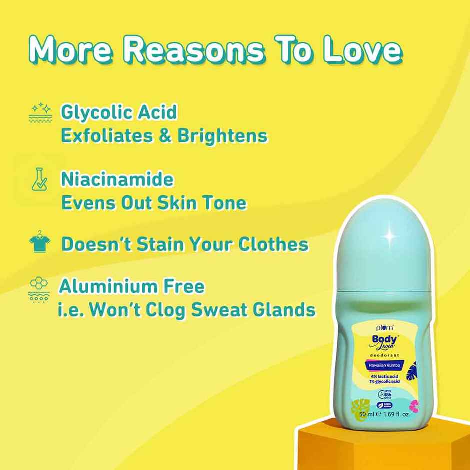 Plum Bodylovin' Hawaiian Rumba Deodorant Roll-On
