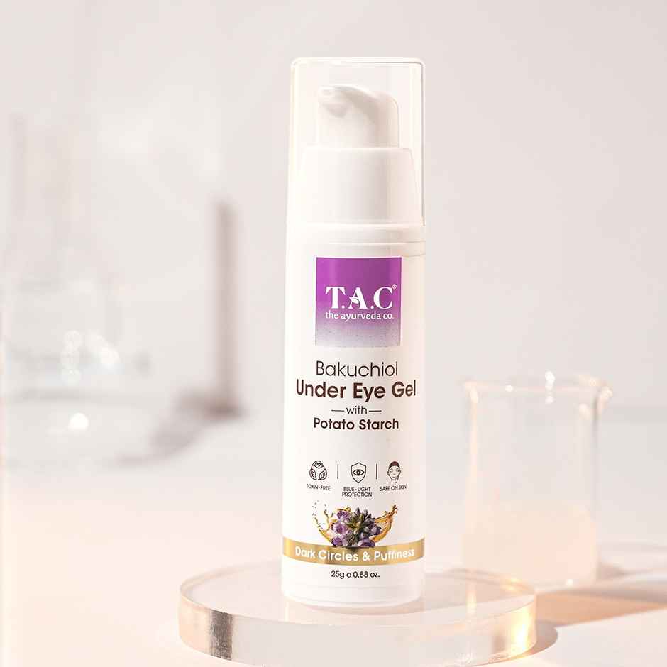 TAC Bakuchiol Under Eye Gel Cream With Retinol For Dark Circles & Wrinkles