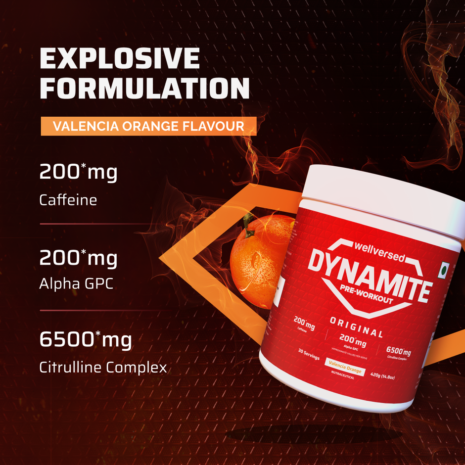 Dynamite Pre-Workout (30 Servings) Valencia Orange