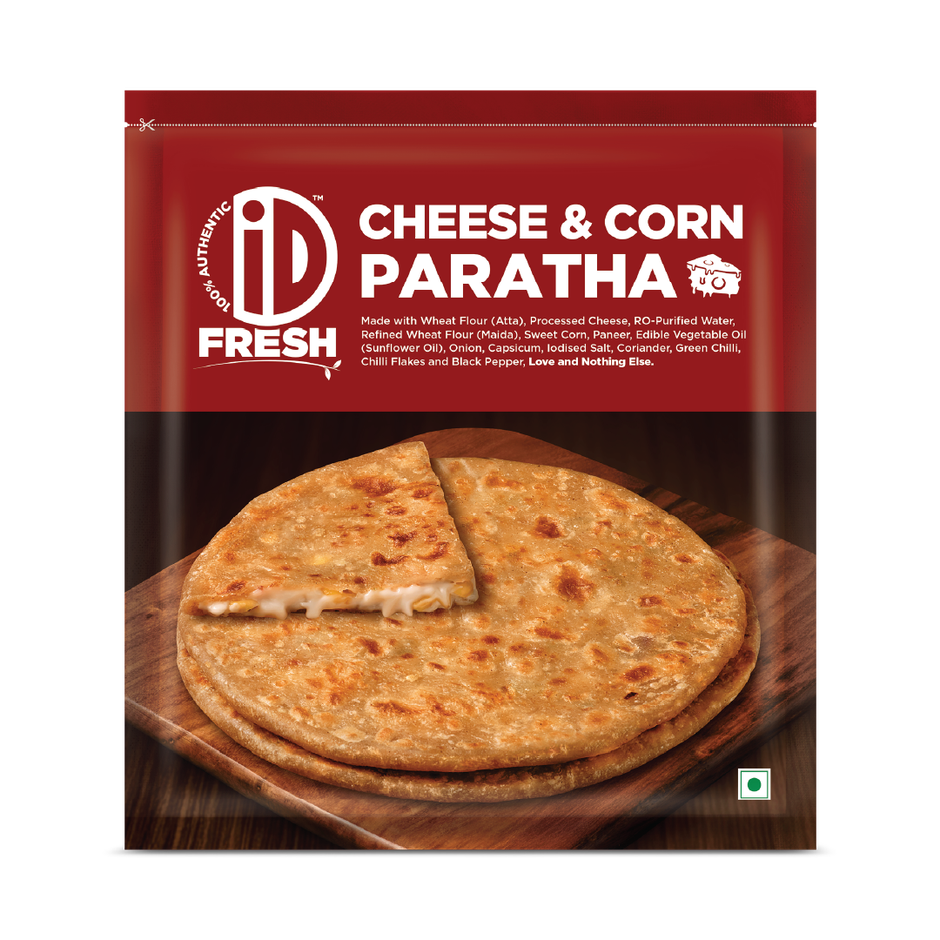 iD Fresh Cheese and Corn Paratha