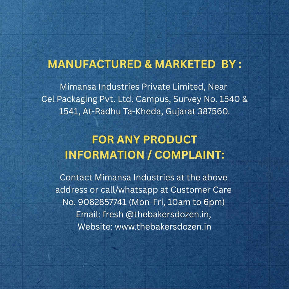 The Baker's Dozen Dark Chocolate Cookies | Premium Biscuit Handmade Cookies | Choco Chip Cookies