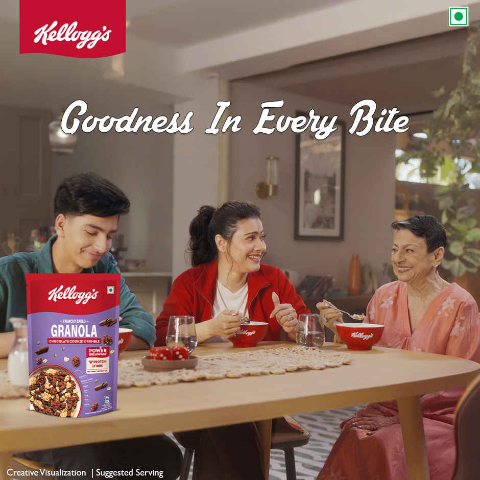 Kellogg's Crunchy Chocolate Cookie Crumble Granola | No Maida, No Palm Oil