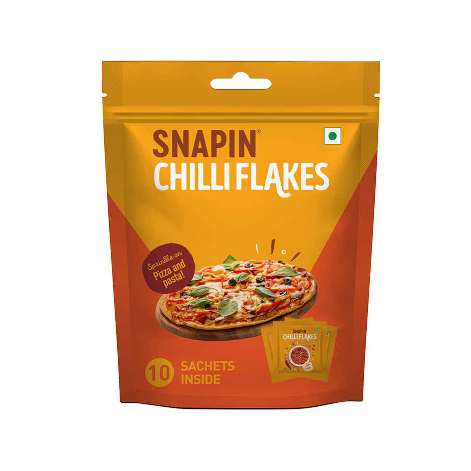Snapin Oregano Pizza Seasoning Sachet Pouch (50g) & Snapin Chilli Flakes Sachet Pouch (20g) Combo 