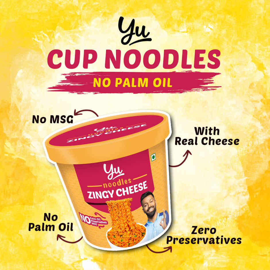 Yu Zingy Cheese Instant Cup Noodles