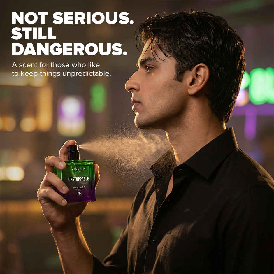 VILLAIN Unstoppable Mischief Perfume for Men | Grapefruit & Leather EDP