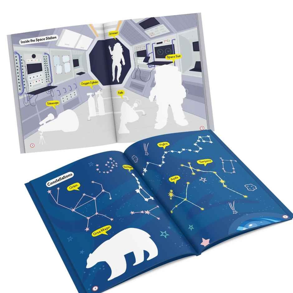 My First Sticker Book | Space | Activity Book for Kids with 45+ Stickers | Age 3+ Years