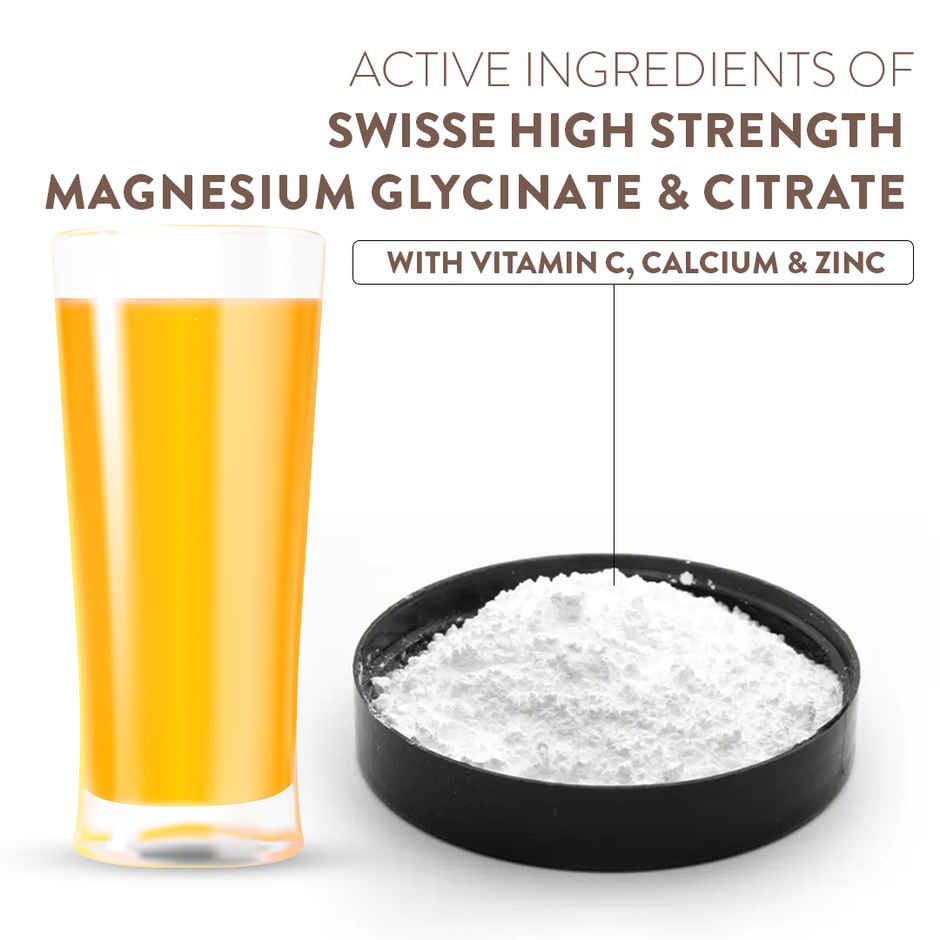 Swisse Magnesium Glycinate and Citrate Powder Maximum Absorption Support Muscle Health Restful Sleep