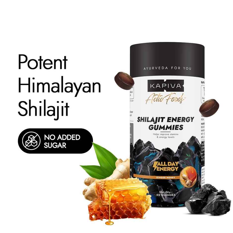Kapiva Activ Foods Shilajit Energy Gummies Pack