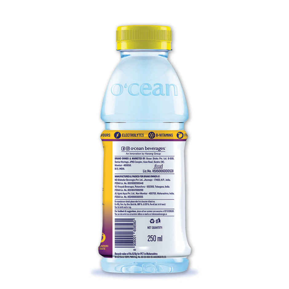 O'cean Fruit Water Mango & Passion Vitamin & Electrolyte Hydration