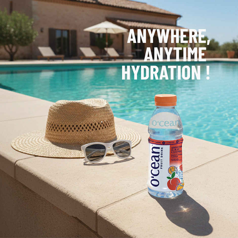 O'cean Fruit Water Peach & Passion Vitamin & Electrolyte Hydration