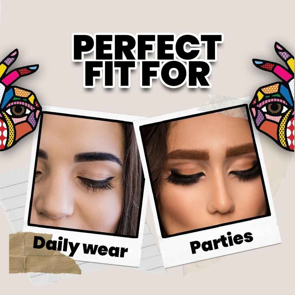 MARS Cosmetics Fabulash False Eyelashes | Natural Flutter 04 | Black