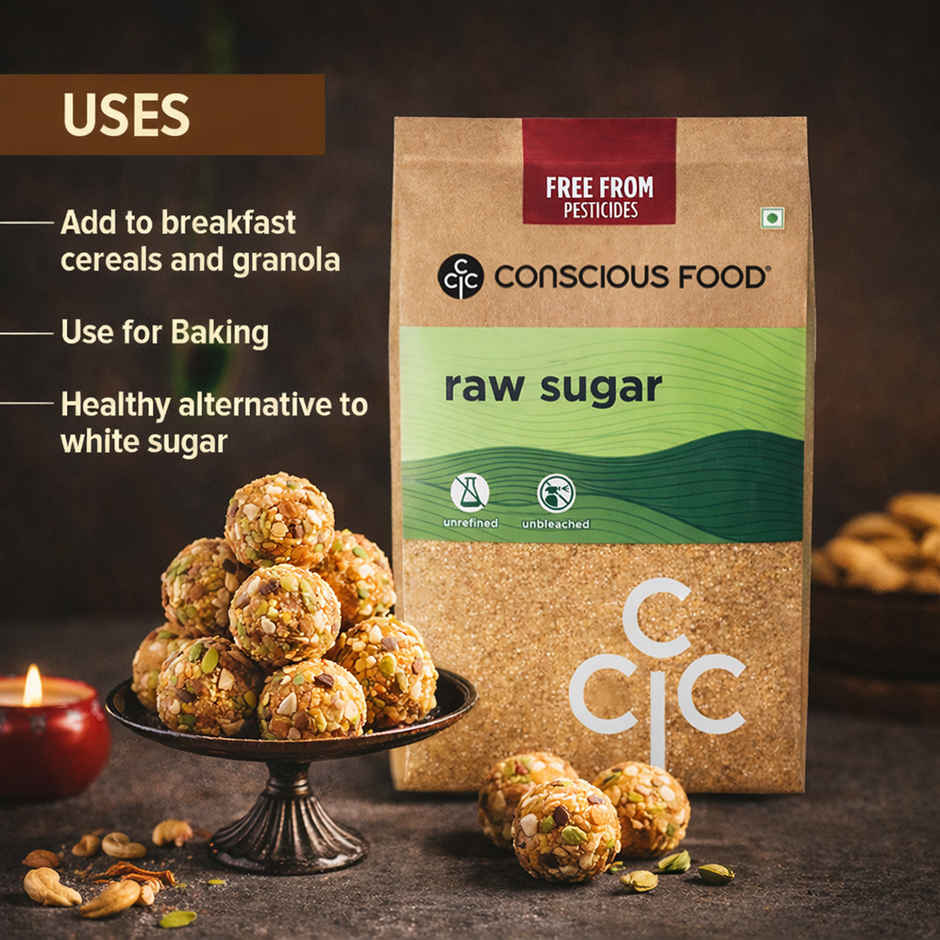 Conscious Food Unrefined Organic Raw Sugar