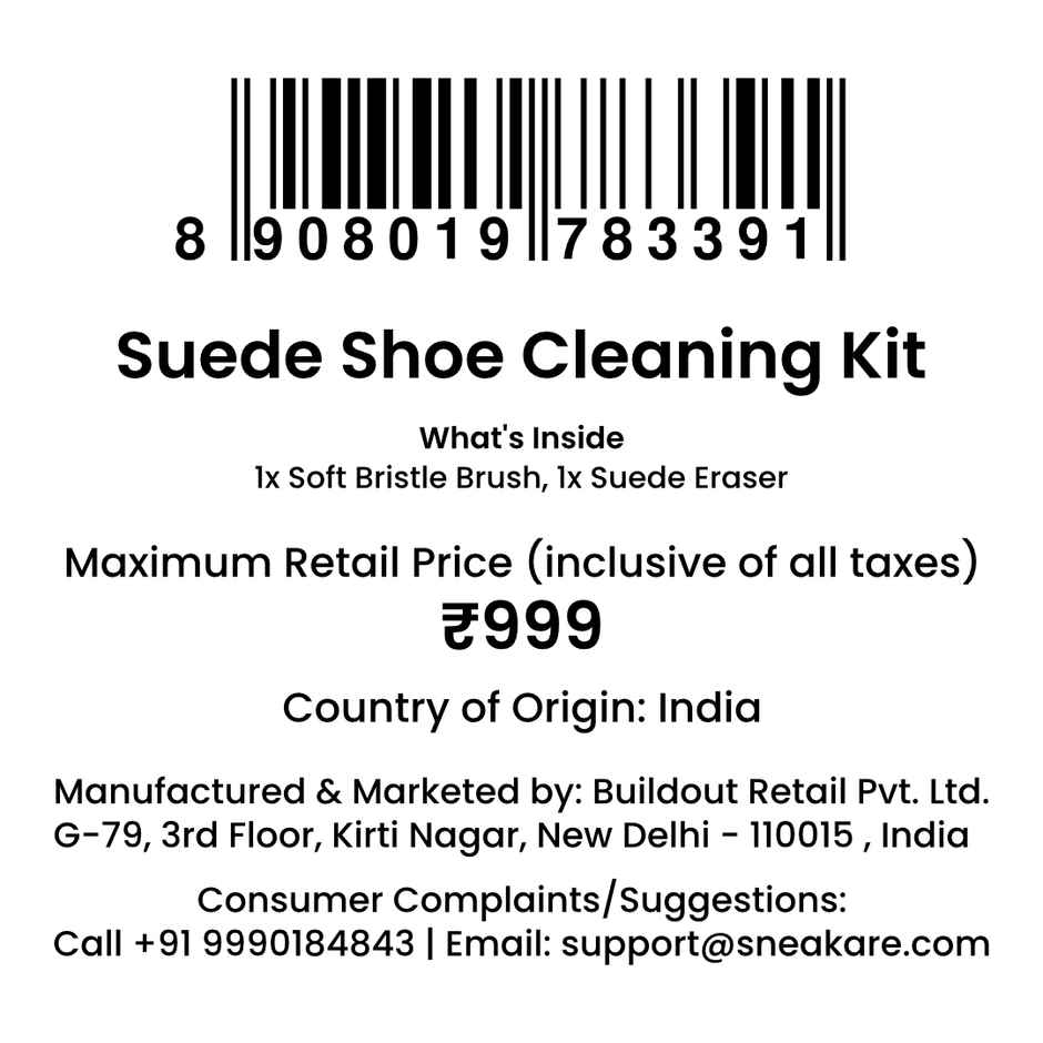 Sneakare Suede & Nubuck Shoe Cleaning Kit