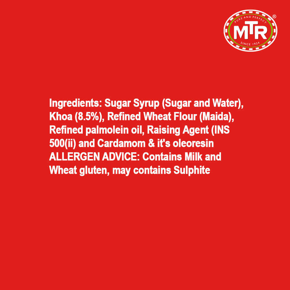 MTR Gulab Jamun Portion Pack | Soft & Sweet