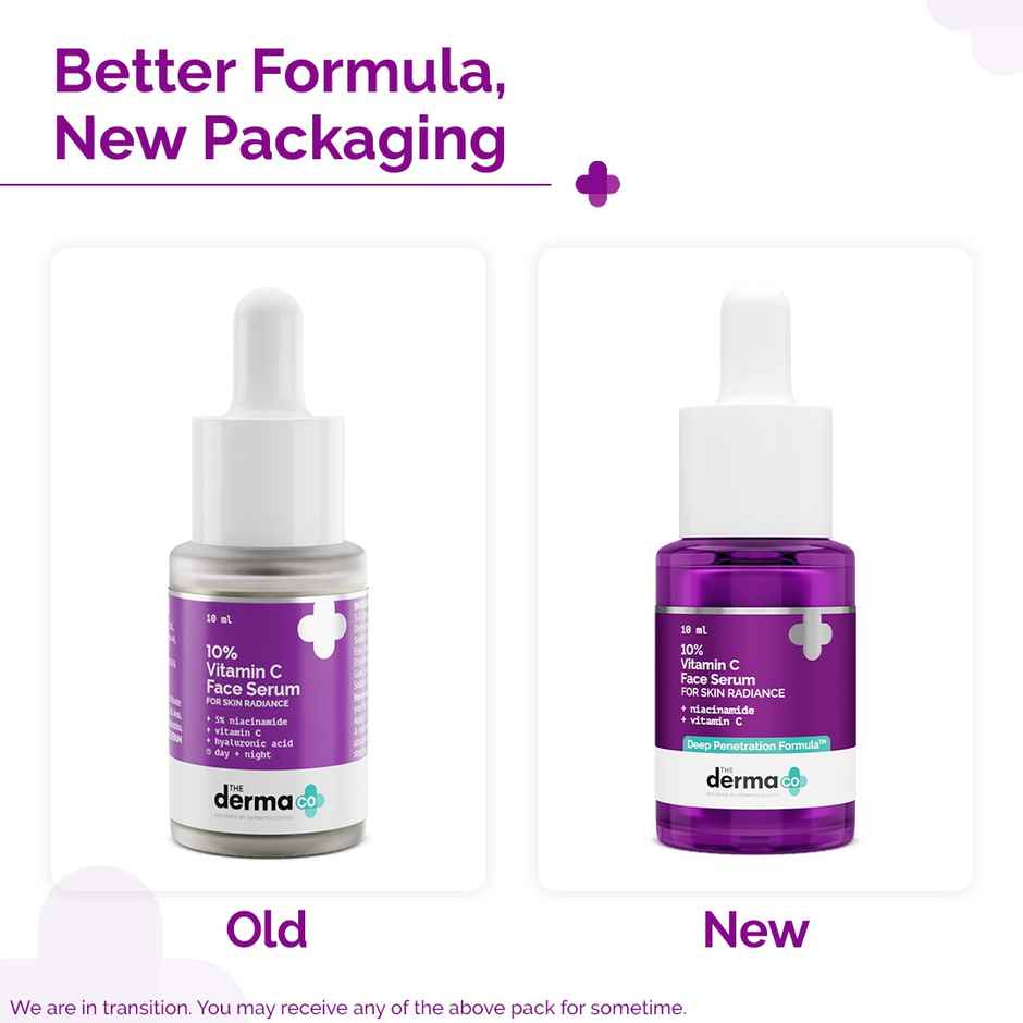 The Derma Co 10% Vitamin C Face Serum for Skin Radiance