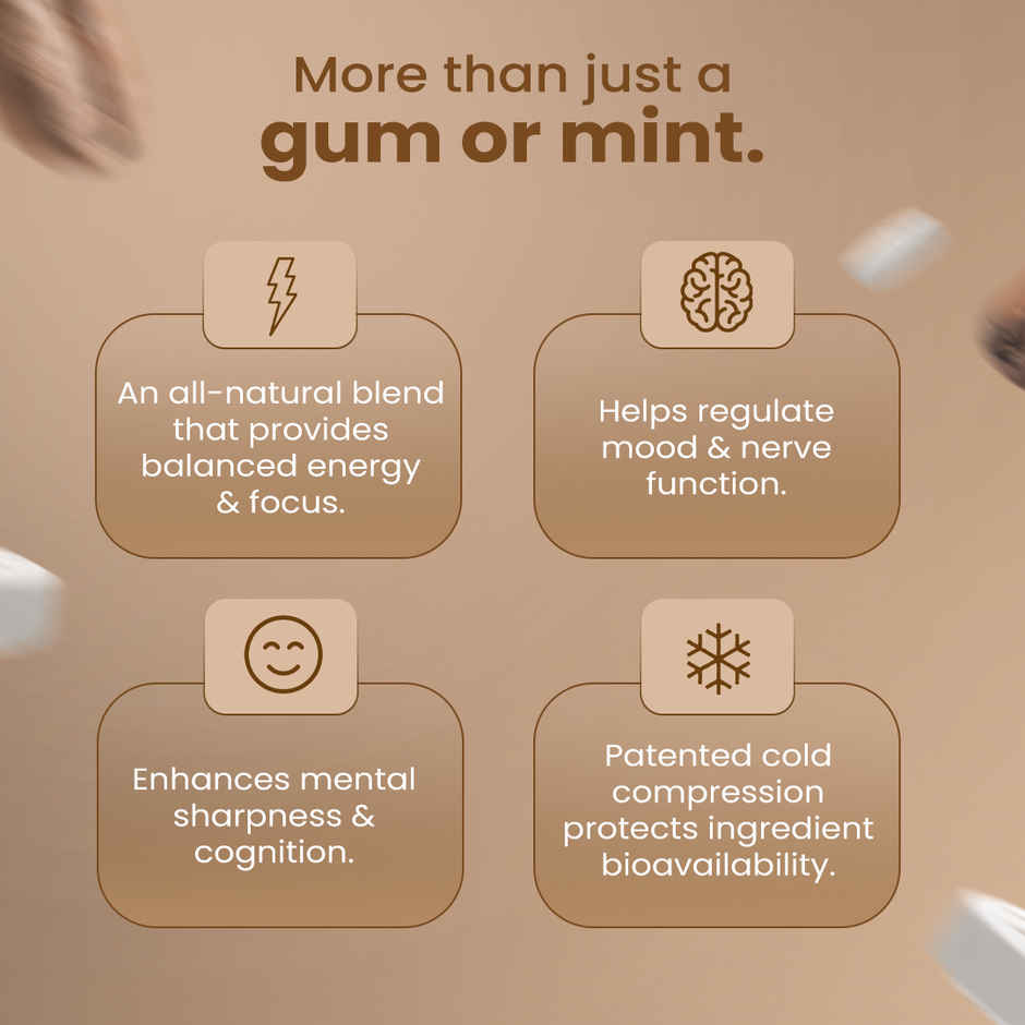 Neuro Energy and Focus Gums Blister Iced Coffee  Combo