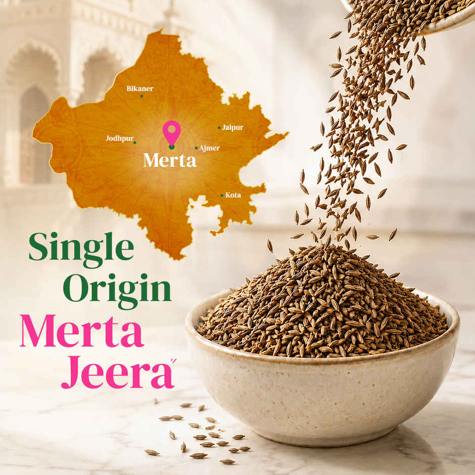Khetika Merta Jeera Whole | Cumin Seeds | Strong Aroma | Zero Preservatives