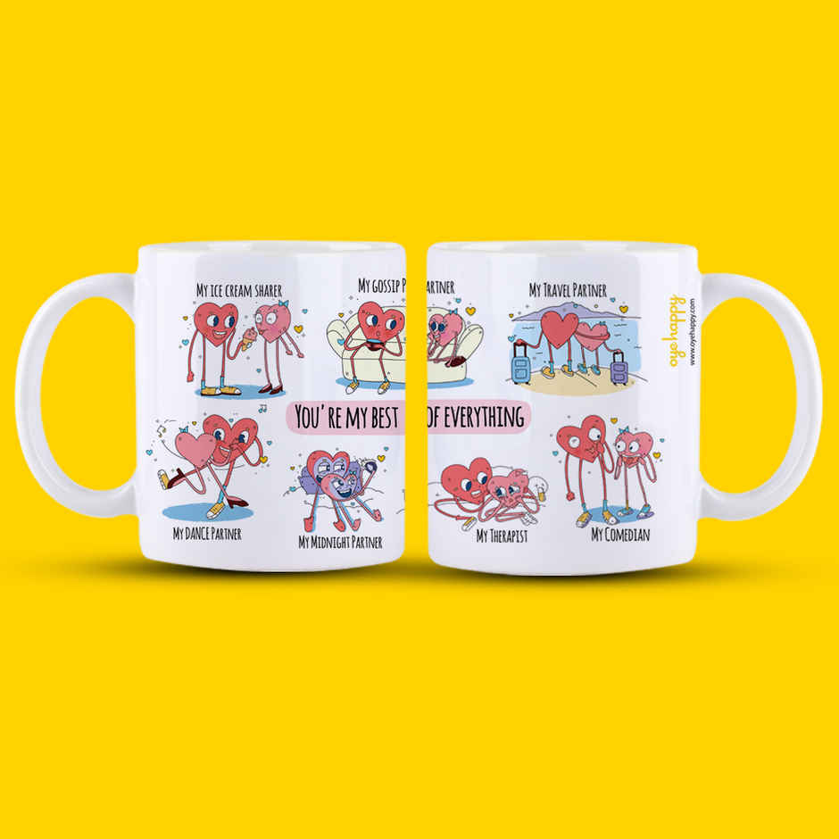 Happy Mail Adorable Tea And Coffee Mug