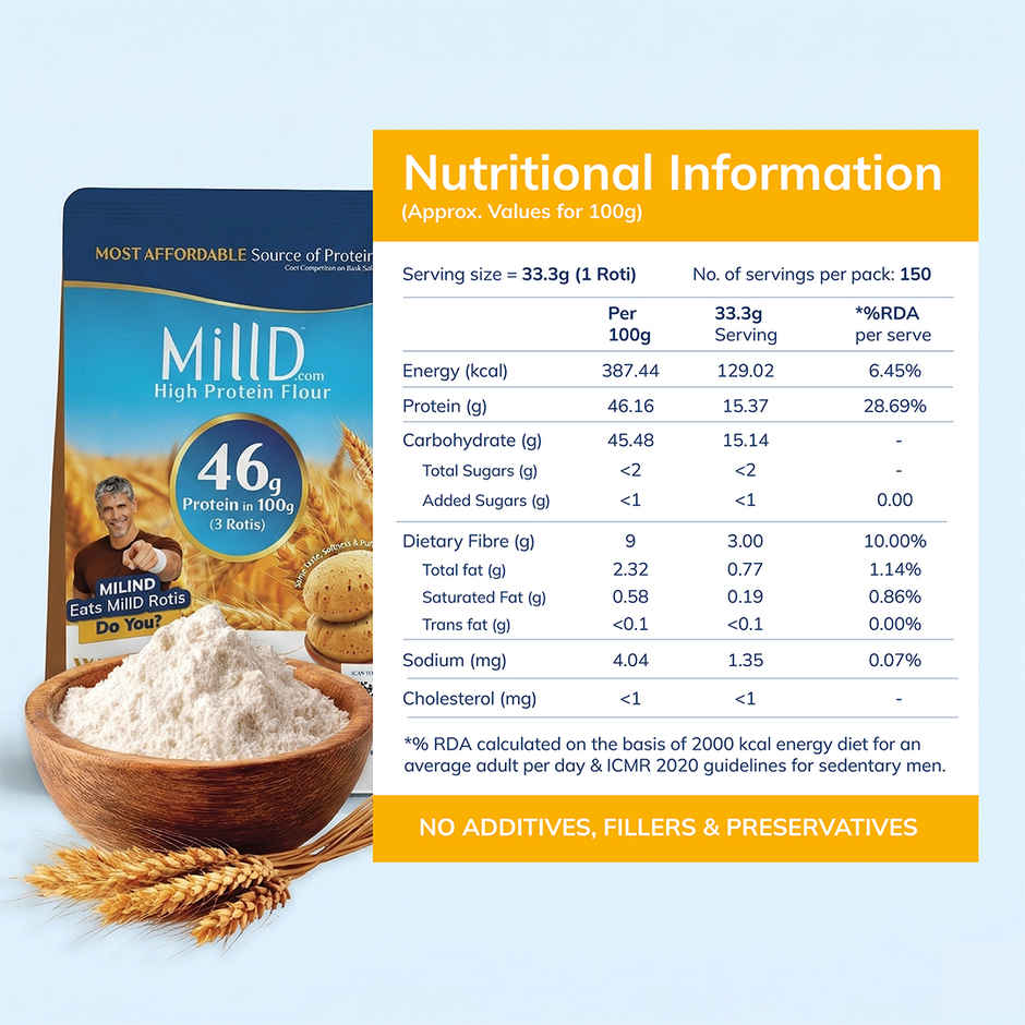 MillD High Protein Atta