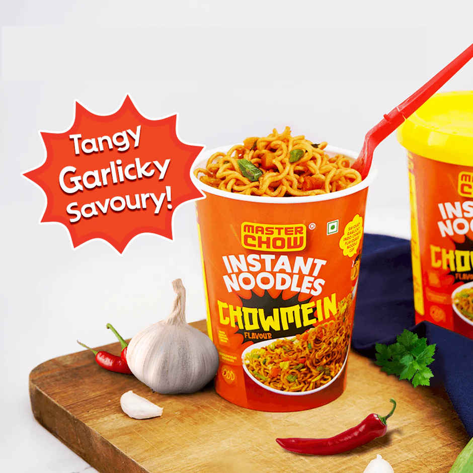 MasterChow Korean Instant Cup Noodles - Chowmein Flavour Veg