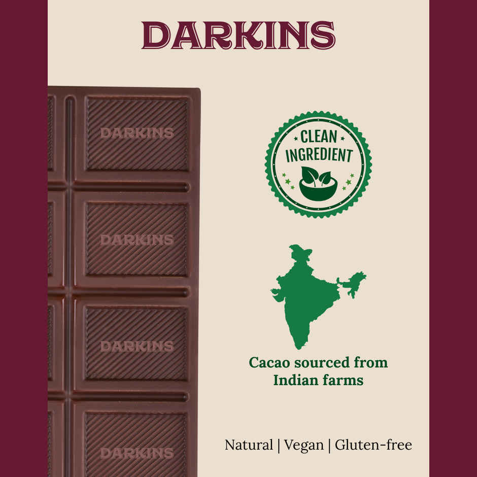 Darkins Sugar Free Dark Chocolate 70% Noir