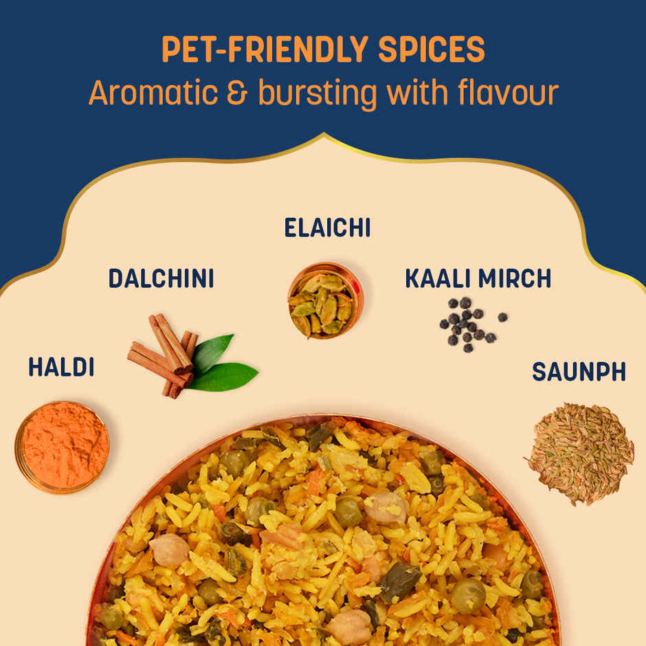 HUFT Sara's Wholesome Flavours Of India Vegetable Biryani Dog Wet Food